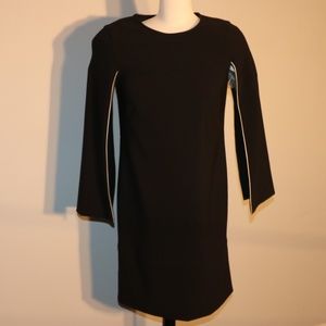 Classic DKNY Black - Cape Sleeve, Shift Dress.